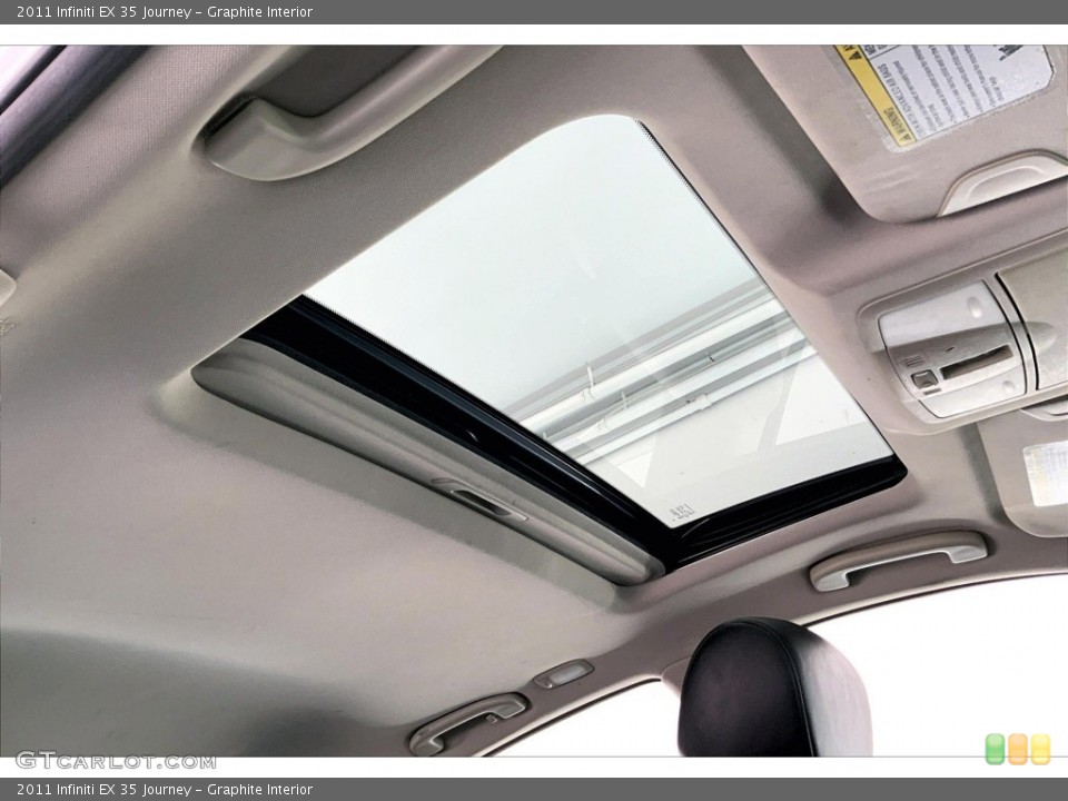 Graphite Interior Sunroof for the 2011 Infiniti EX 35 Journey #146535959