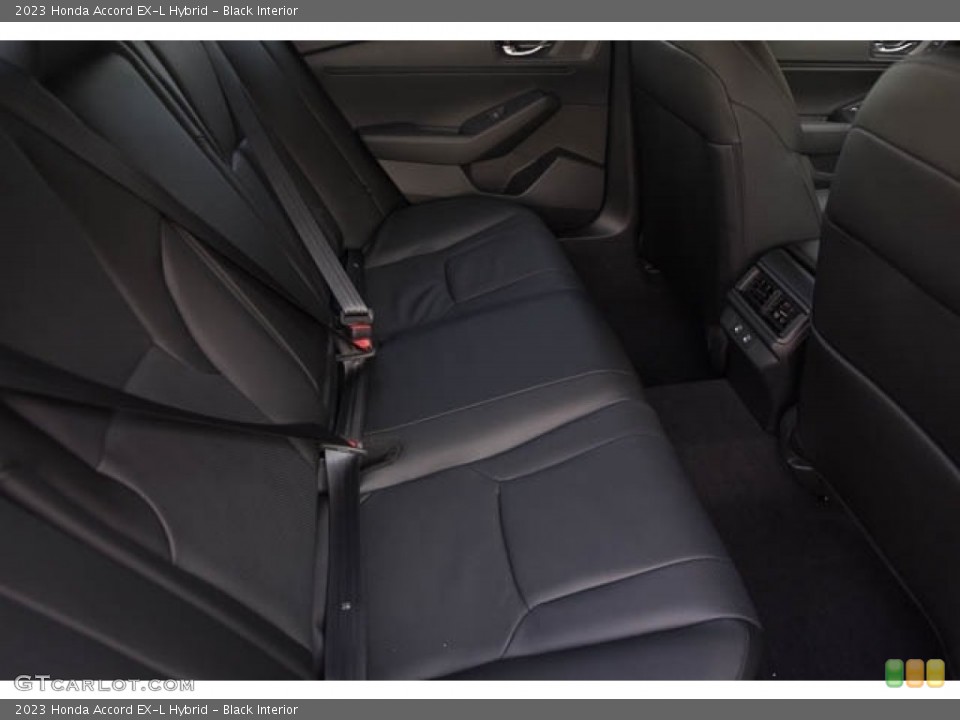 Black Interior Rear Seat for the 2023 Honda Accord EX-L Hybrid #146536077