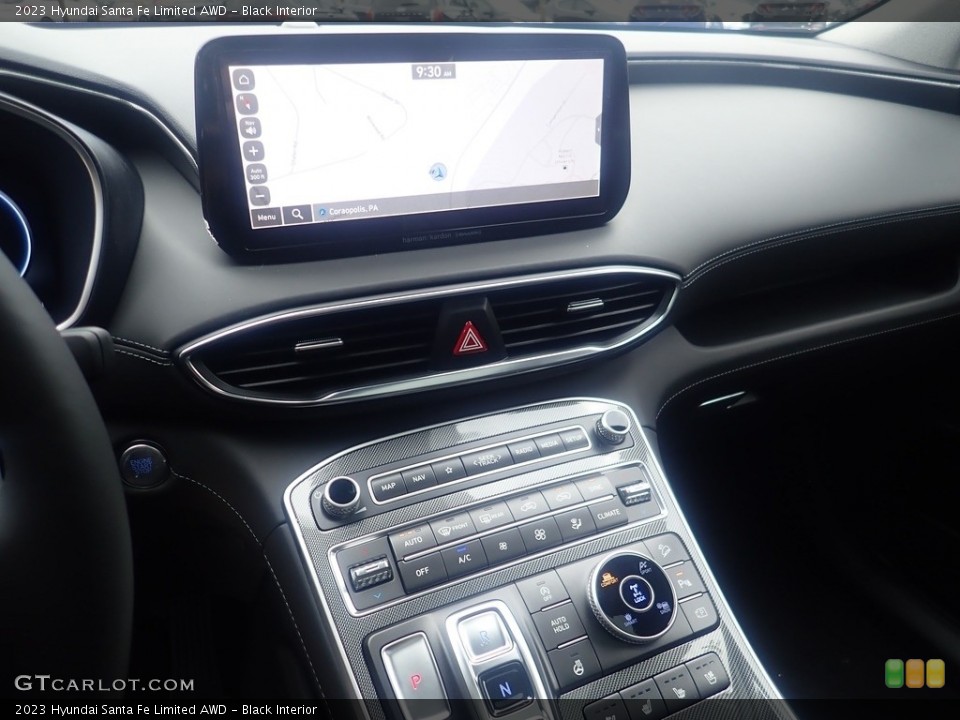 Black Interior Controls for the 2023 Hyundai Santa Fe Limited AWD #146536106