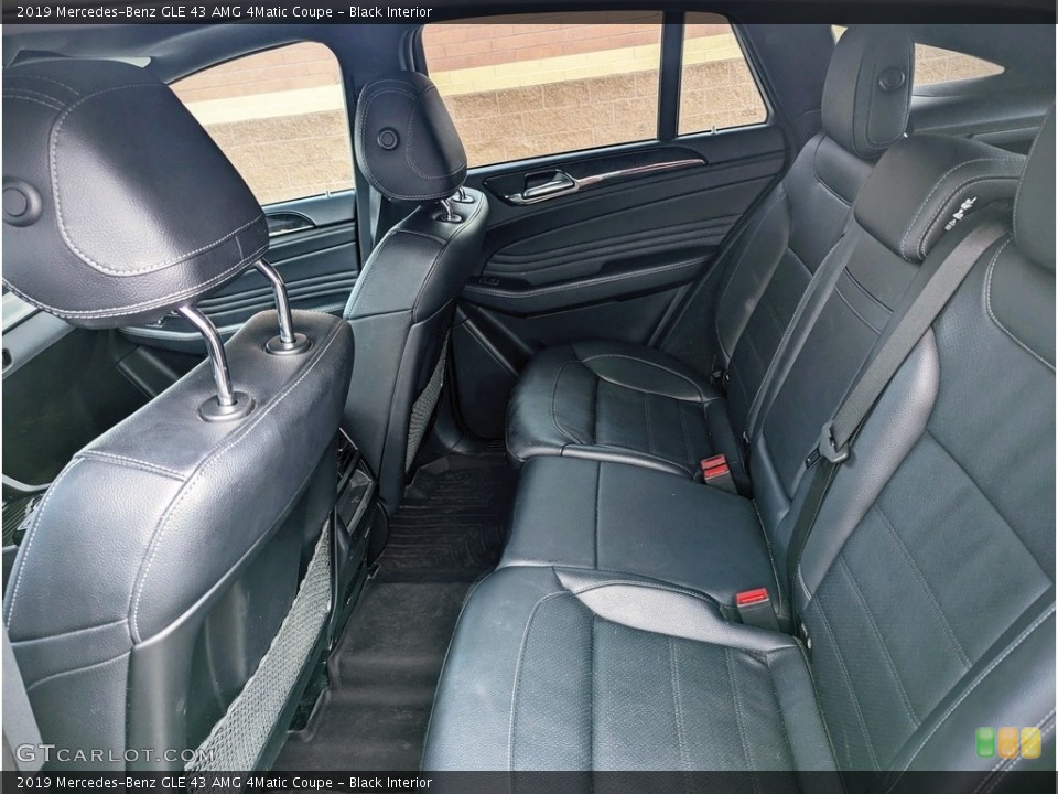 Black Interior Rear Seat for the 2019 Mercedes-Benz GLE 43 AMG 4Matic Coupe #146536637