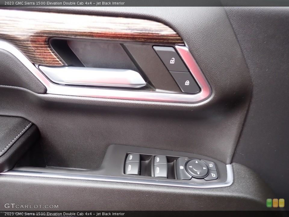 Jet Black Interior Door Panel for the 2023 GMC Sierra 1500 Elevation Double Cab 4x4 #146539768