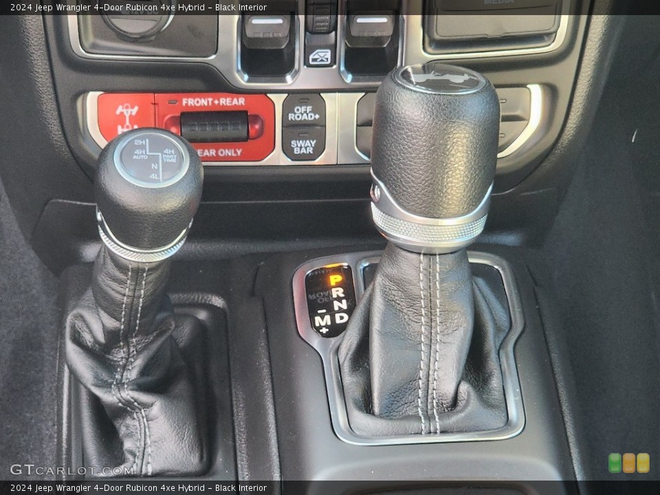 Black Interior Transmission for the 2024 Jeep Wrangler 4-Door Rubicon 4xe Hybrid #146540764