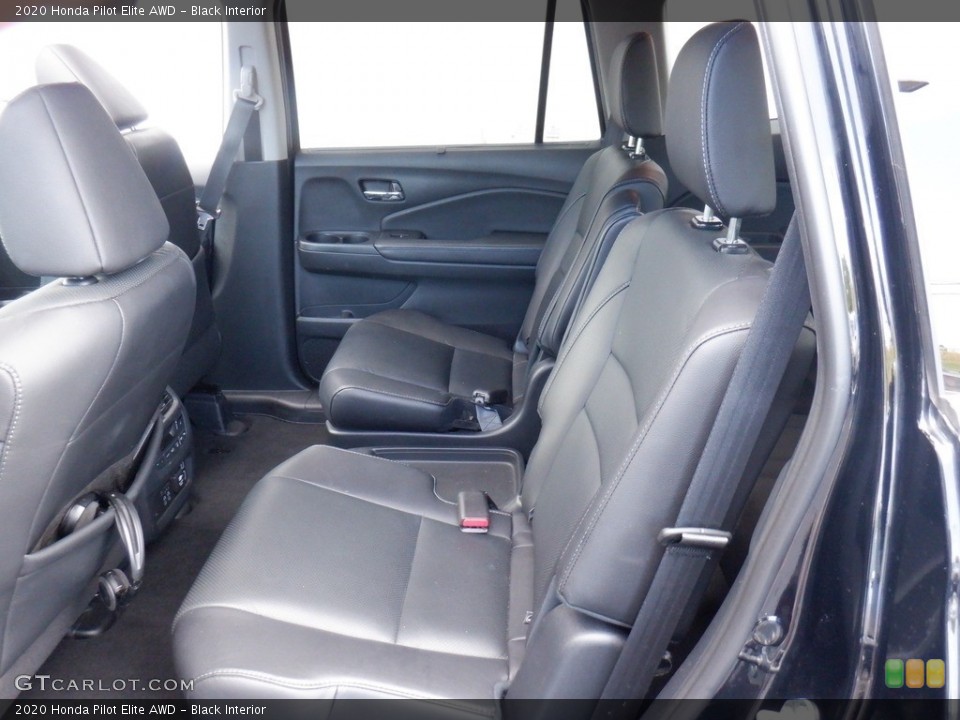 Black Interior Rear Seat for the 2020 Honda Pilot Elite AWD #146542408