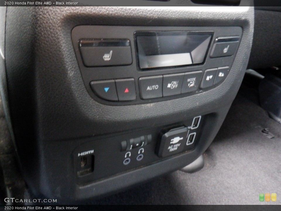 Black Interior Controls for the 2020 Honda Pilot Elite AWD #146542420