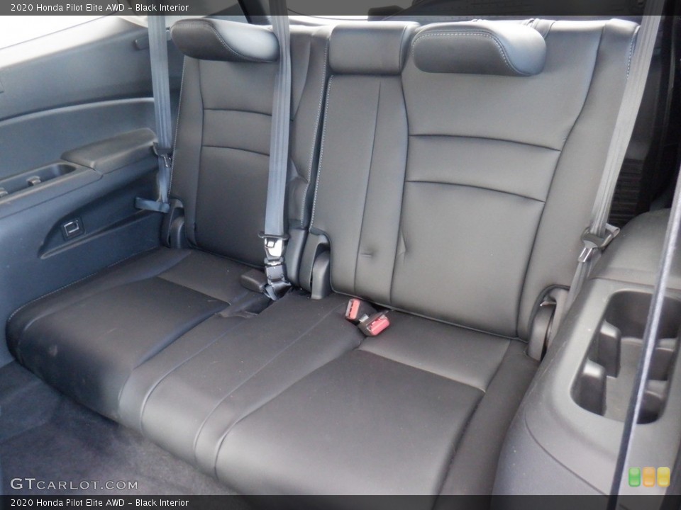 Black Interior Rear Seat for the 2020 Honda Pilot Elite AWD #146542486