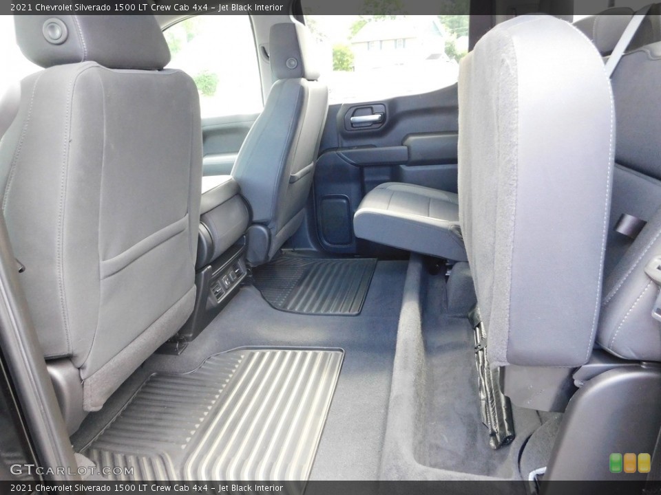 Jet Black Interior Rear Seat for the 2021 Chevrolet Silverado 1500 LT Crew Cab 4x4 #146542783