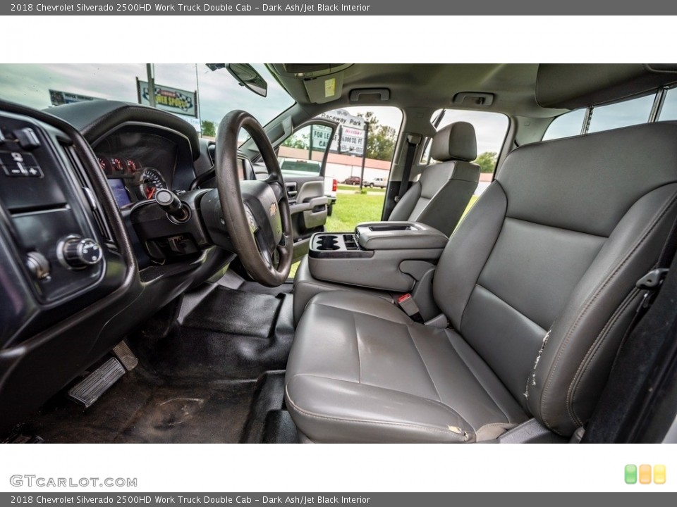 Dark Ash/Jet Black Interior Front Seat for the 2018 Chevrolet Silverado 2500HD Work Truck Double Cab #146543119