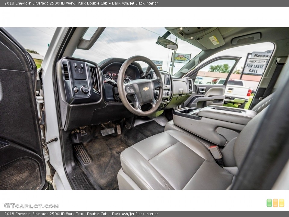 Dark Ash/Jet Black Interior Photo for the 2018 Chevrolet Silverado 2500HD Work Truck Double Cab #146543125