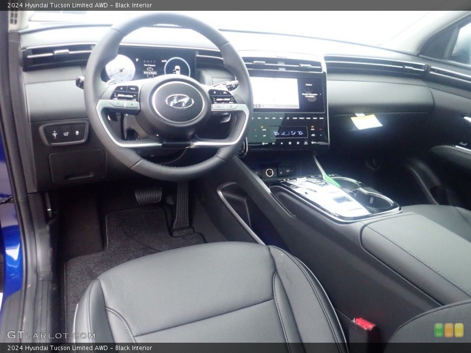 Black Interior Dashboard for the 2024 Hyundai Tucson Limited AWD #146543737
