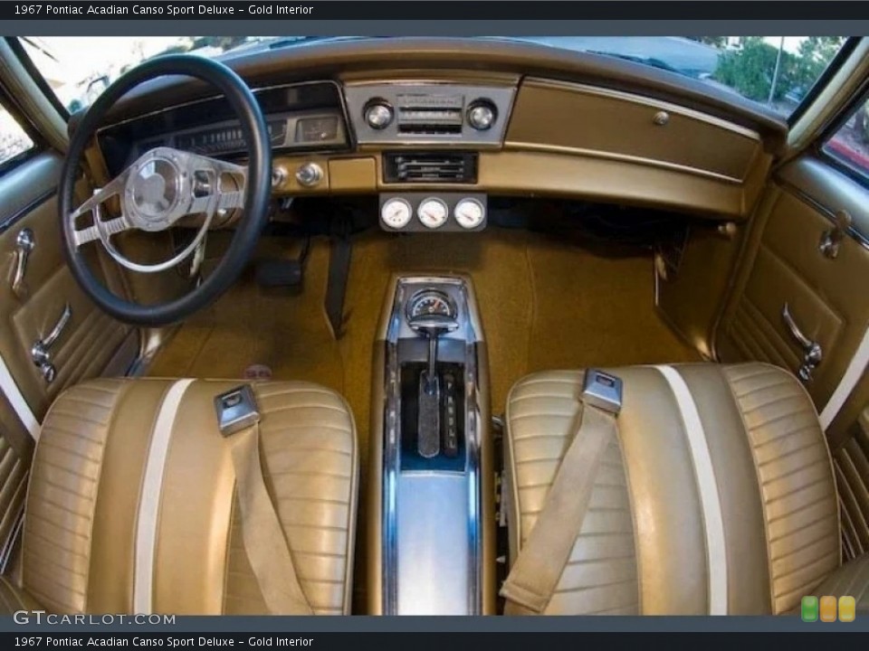 Gold Interior Photo for the 1967 Pontiac Acadian Canso Sport Deluxe #146544085