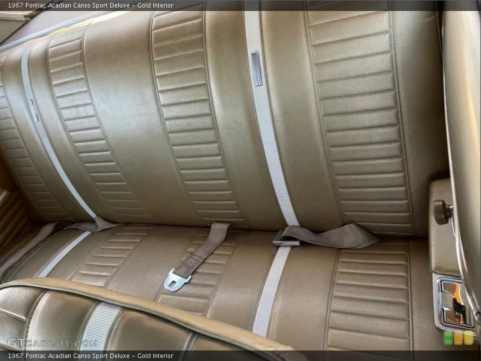 Gold 1967 Pontiac Acadian Canso Interiors