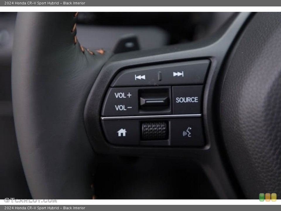 Black Interior Steering Wheel for the 2024 Honda CR-V Sport Hybrid #146544280