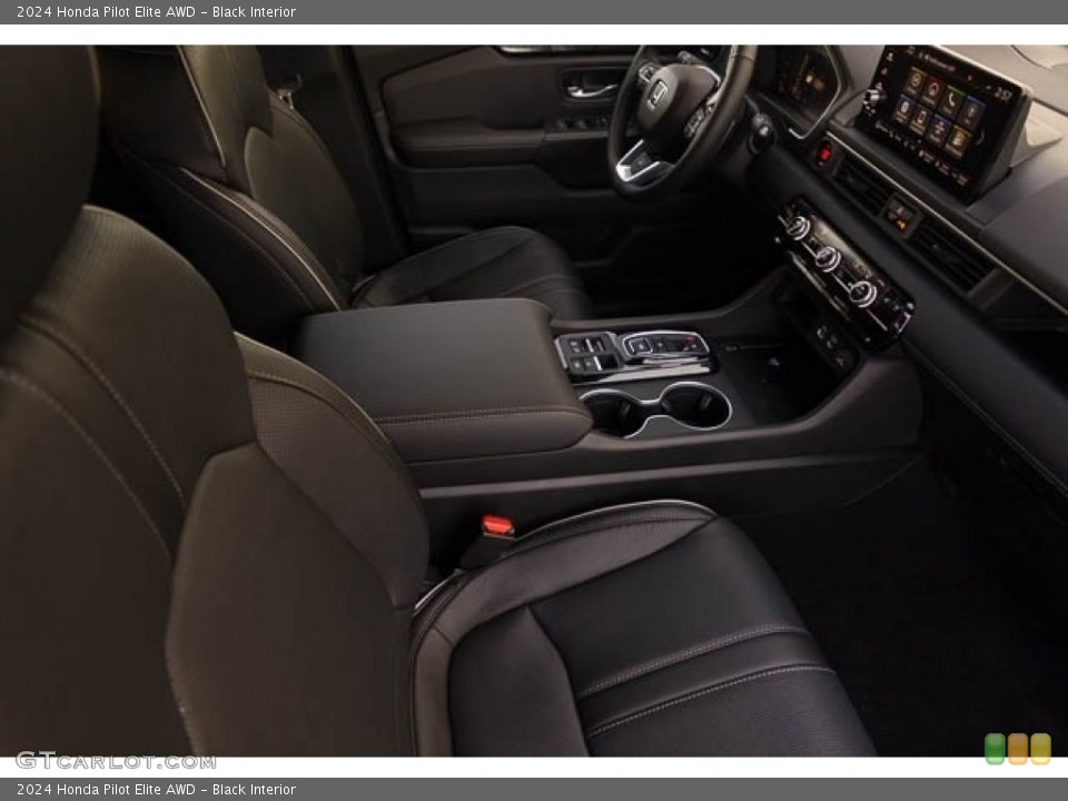 Black Interior Front Seat for the 2024 Honda Pilot Elite AWD #146544790