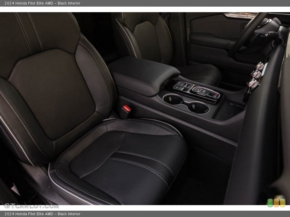 Black Interior Front Seat for the 2024 Honda Pilot Elite AWD #146544796