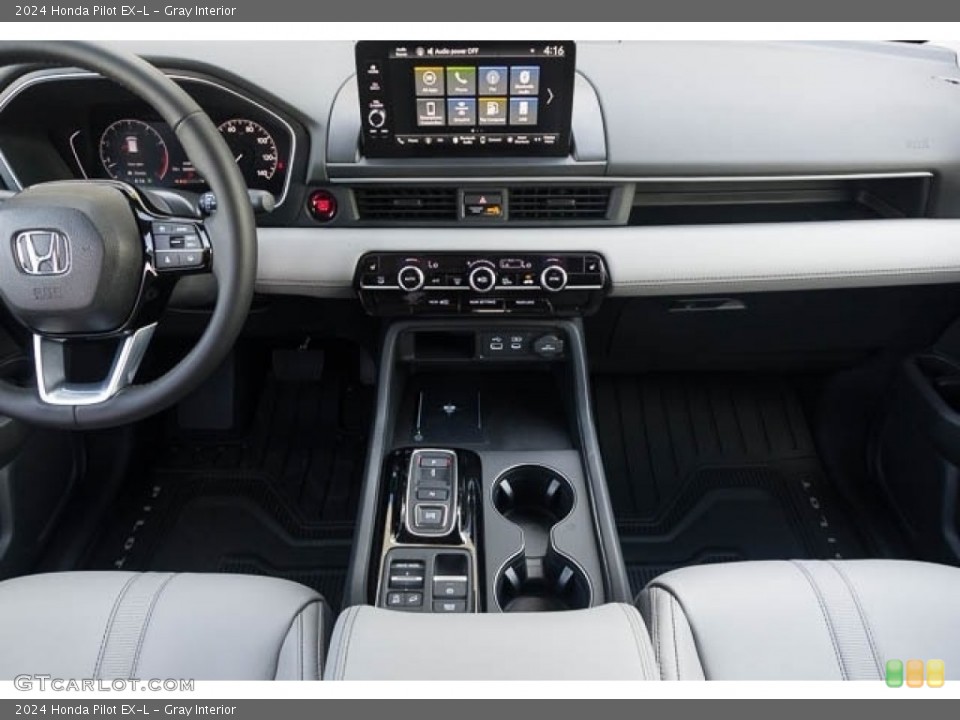 Gray Interior Dashboard for the 2024 Honda Pilot EX-L #146544925