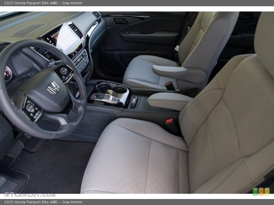 Gray Interior Front Seat for the 2023 Honda Passport Elite AWD #146545159