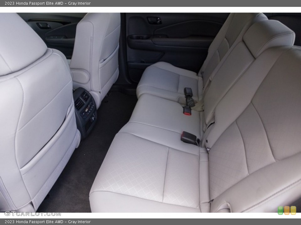 Gray Interior Rear Seat for the 2023 Honda Passport Elite AWD #146545162