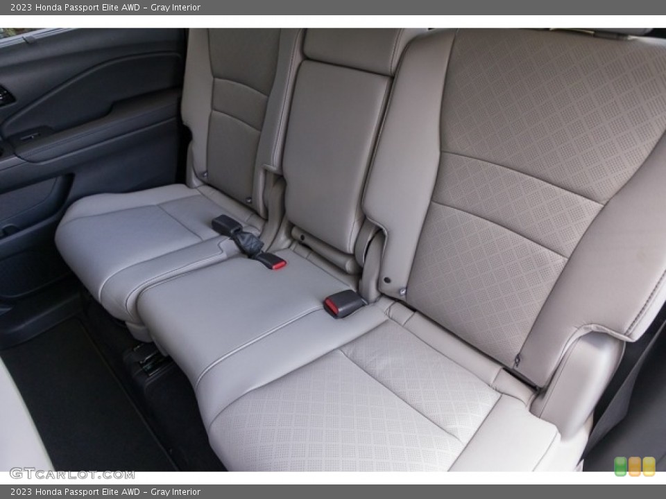 Gray Interior Rear Seat for the 2023 Honda Passport Elite AWD #146545195