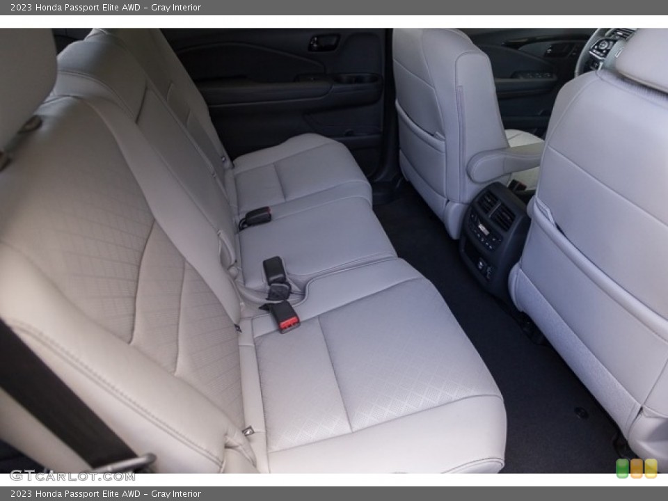 Gray Interior Rear Seat for the 2023 Honda Passport Elite AWD #146545198