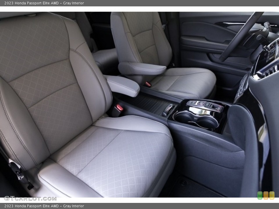 Gray Interior Front Seat for the 2023 Honda Passport Elite AWD #146545207