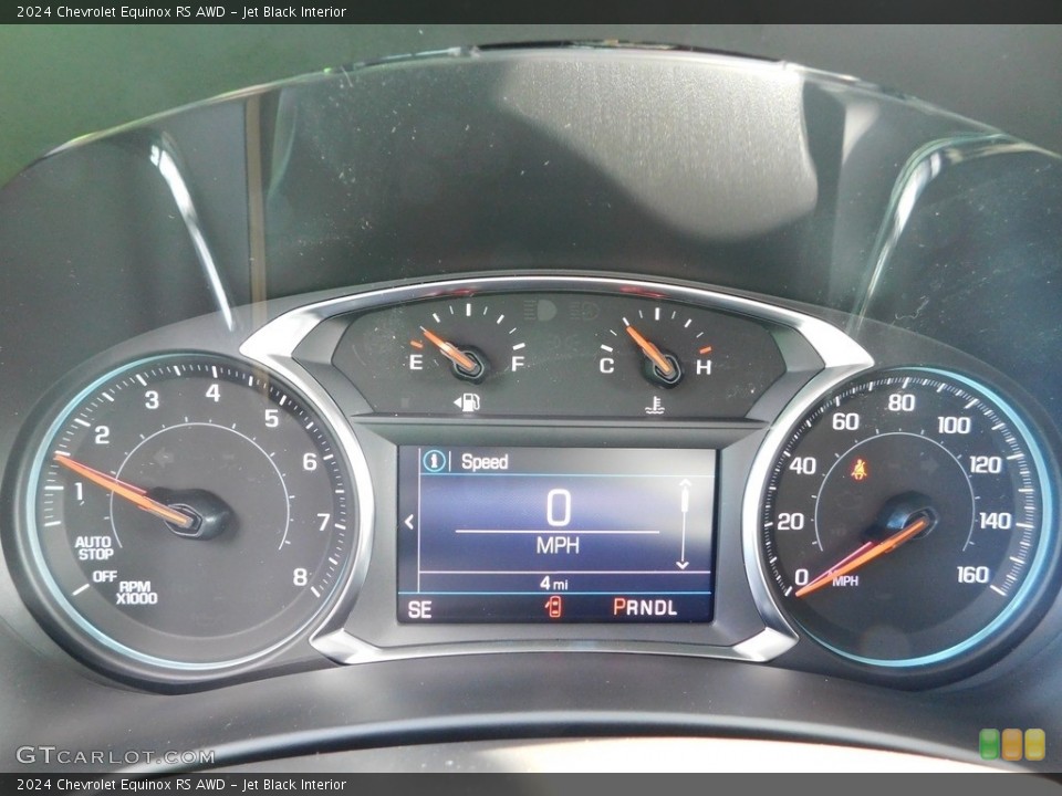 Jet Black Interior Gauges for the 2024 Chevrolet Equinox RS AWD #146546082