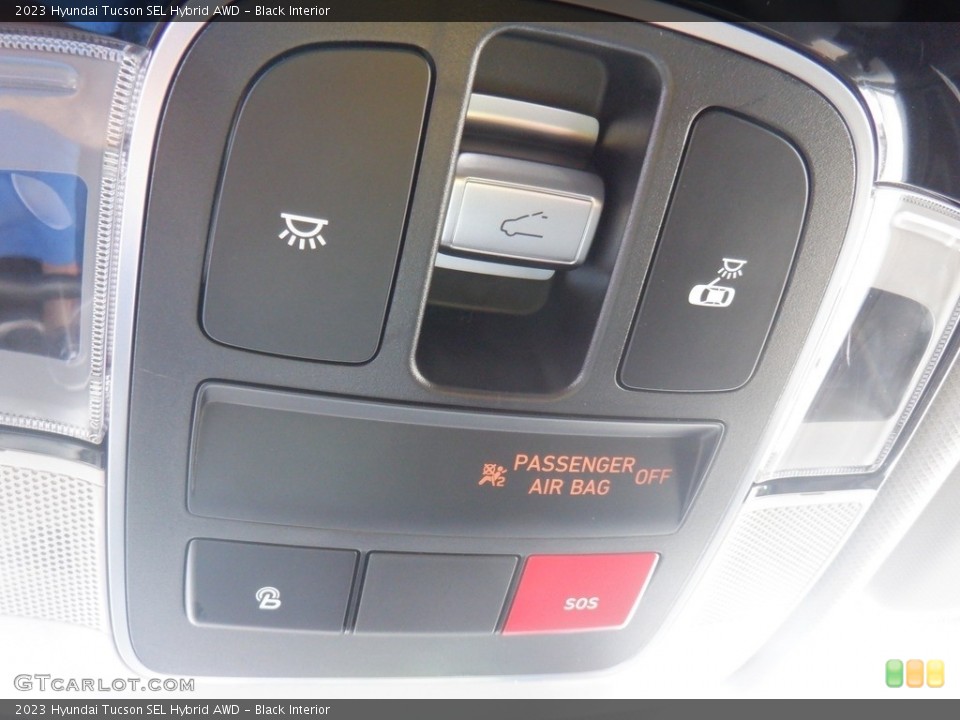 Black Interior Controls for the 2023 Hyundai Tucson SEL Hybrid AWD #146546111
