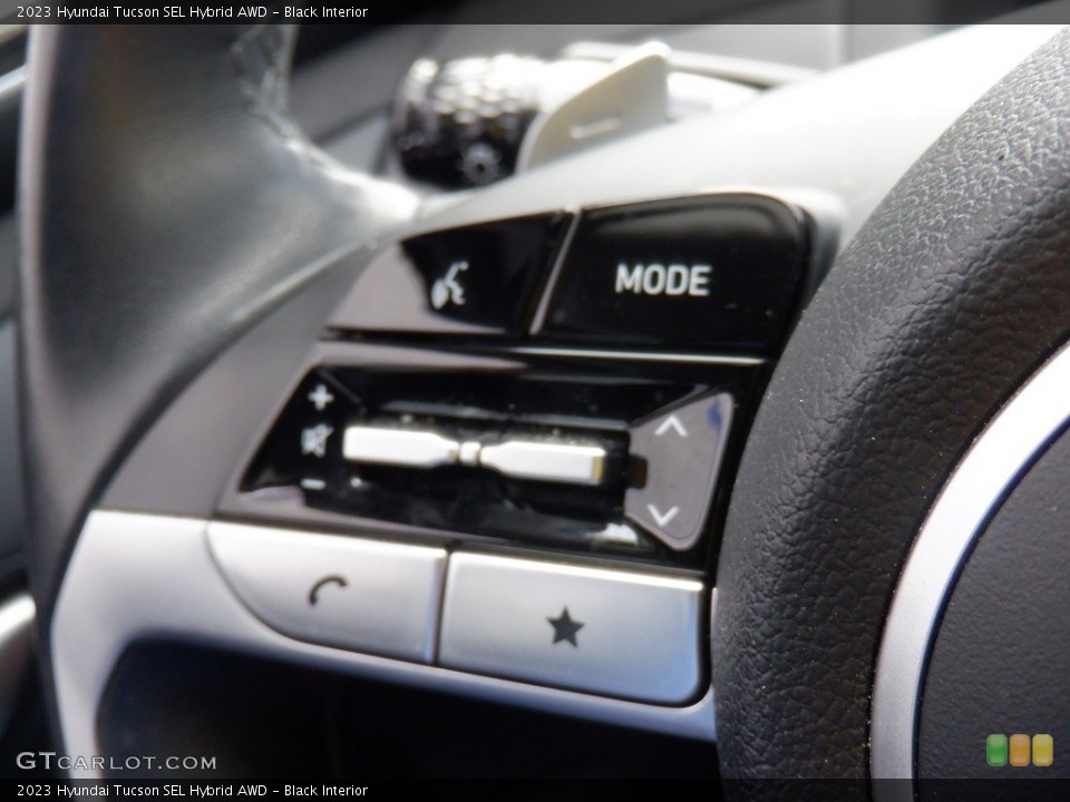 Black Interior Steering Wheel for the 2023 Hyundai Tucson SEL Hybrid AWD #146546199