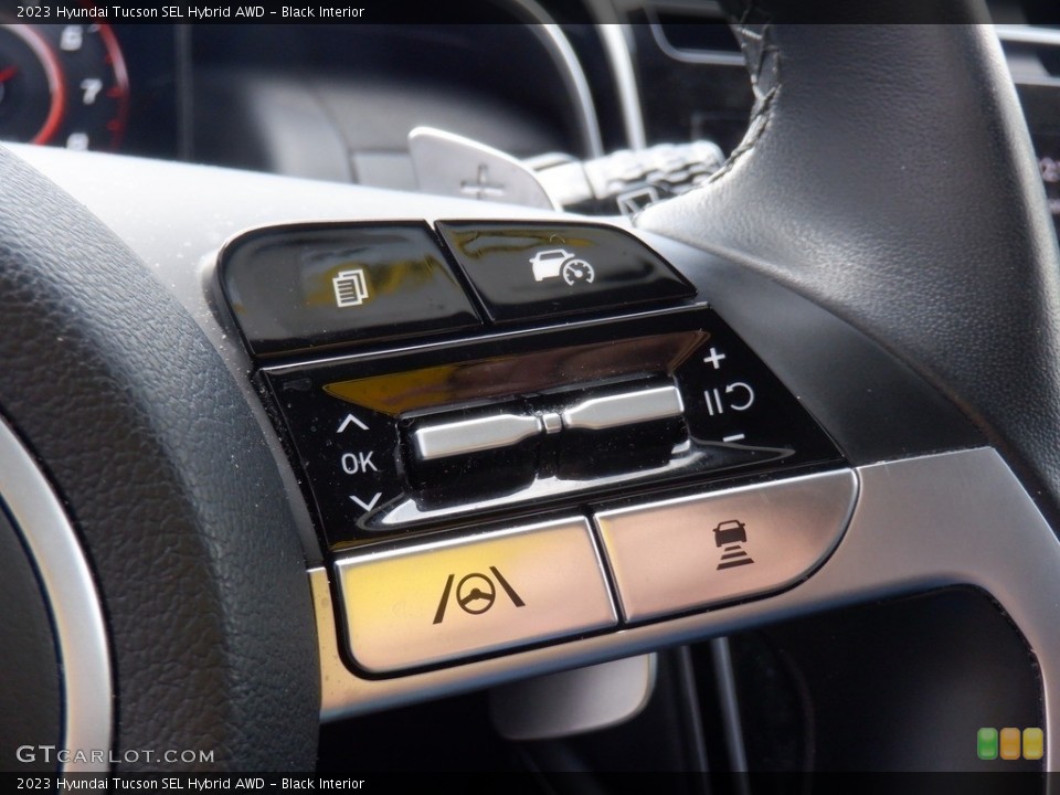 Black Interior Steering Wheel for the 2023 Hyundai Tucson SEL Hybrid AWD #146546220