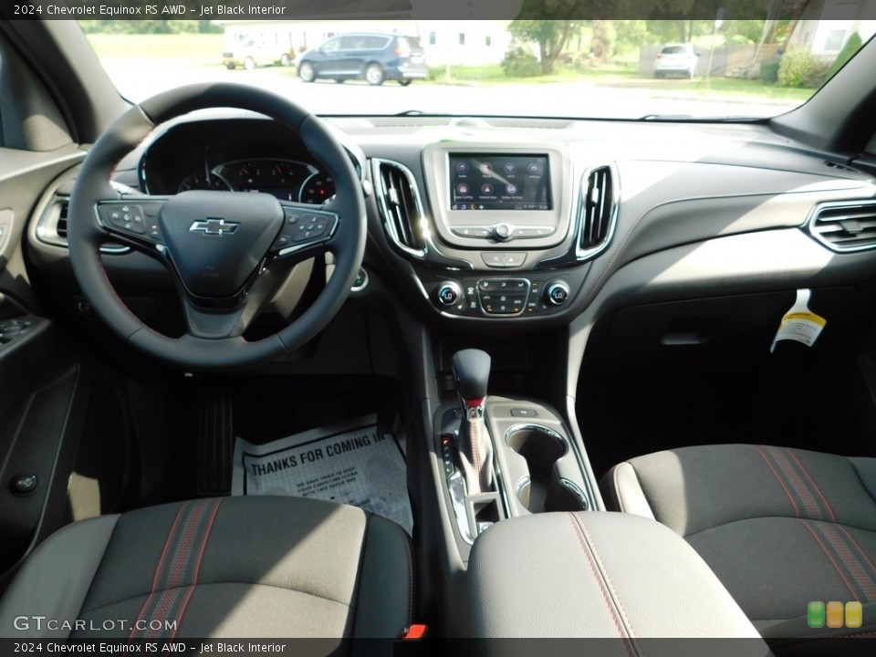 Jet Black Interior Photo for the 2024 Chevrolet Equinox RS AWD #146546331