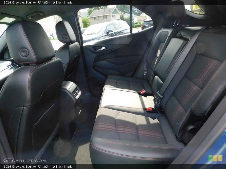 Jet Black Interior Rear Seat for the 2024 Chevrolet Equinox RS AWD #146546382