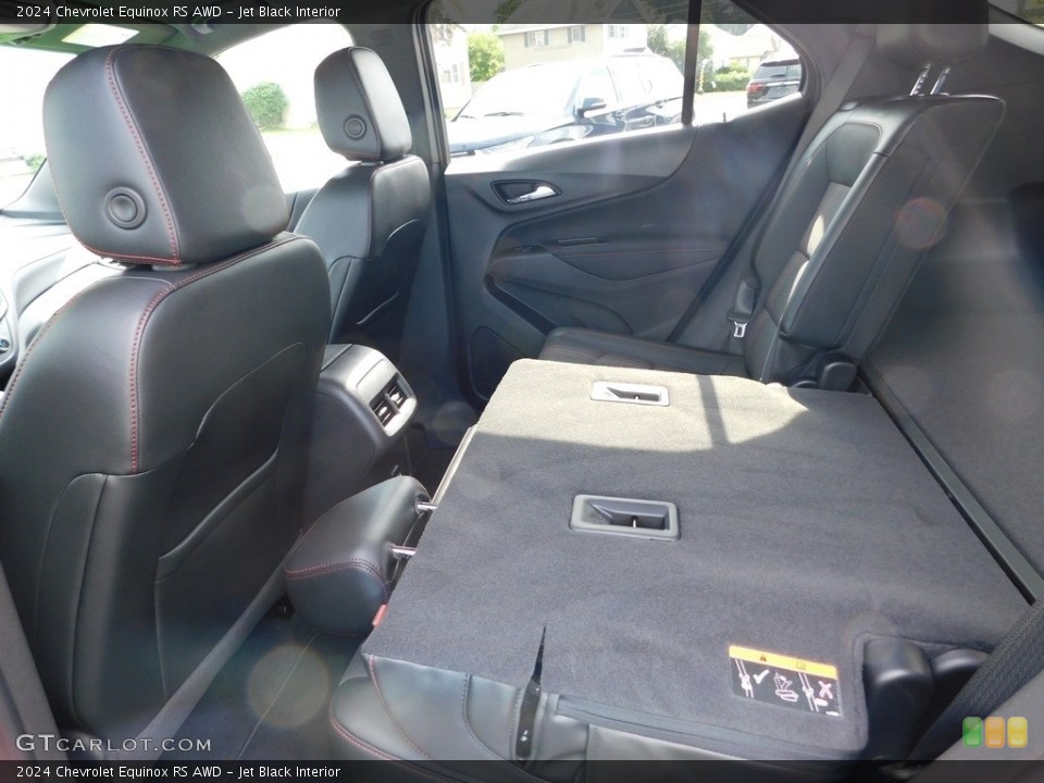 Jet Black Interior Rear Seat for the 2024 Chevrolet Equinox RS AWD #146546401