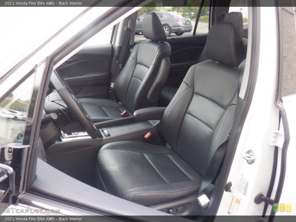 Black Interior Front Seat for the 2021 Honda Pilot Elite AWD #146547136