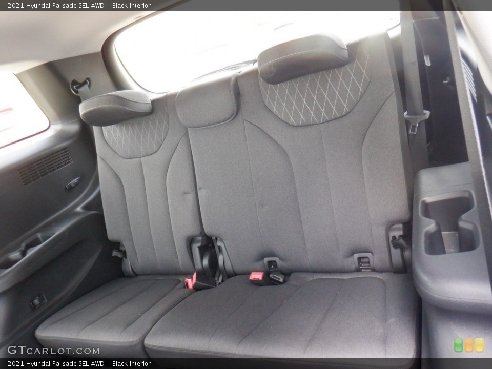Black Interior Rear Seat for the 2021 Hyundai Palisade SEL AWD #146547243