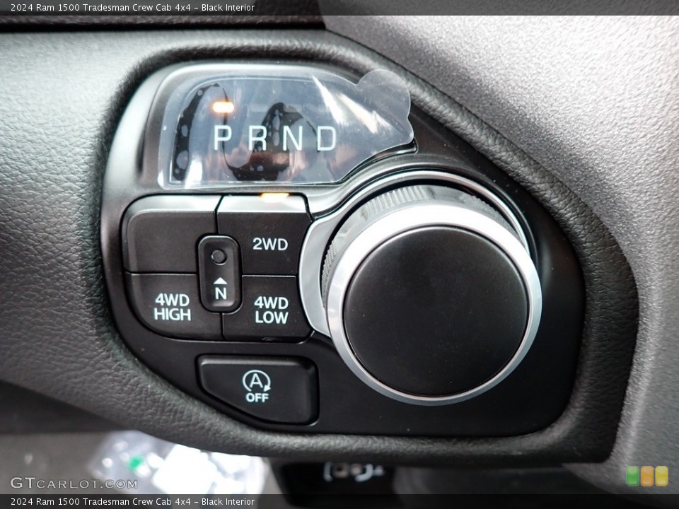 Black Interior Transmission for the 2024 Ram 1500 Tradesman Crew Cab 4x4 #146547282