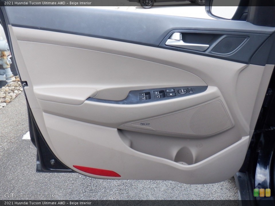 Beige Interior Door Panel for the 2021 Hyundai Tucson Ulitimate AWD #146547680