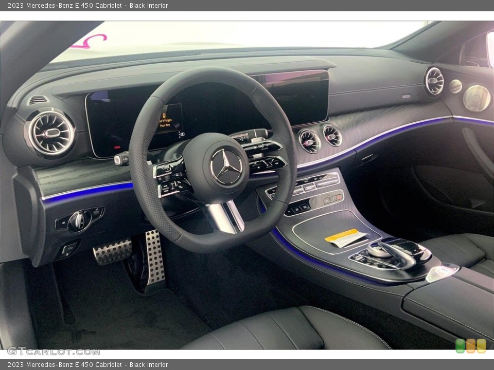 Black Interior Dashboard for the 2023 Mercedes-Benz E 450 Cabriolet #146547797