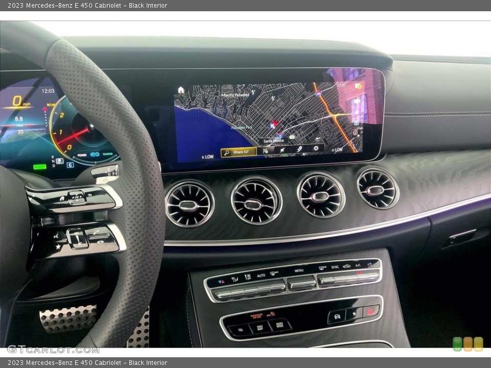 Black Interior Controls for the 2023 Mercedes-Benz E 450 Cabriolet #146547876