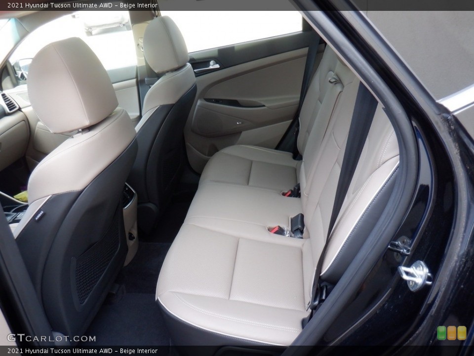 Beige Interior Rear Seat for the 2021 Hyundai Tucson Ulitimate AWD #146548050