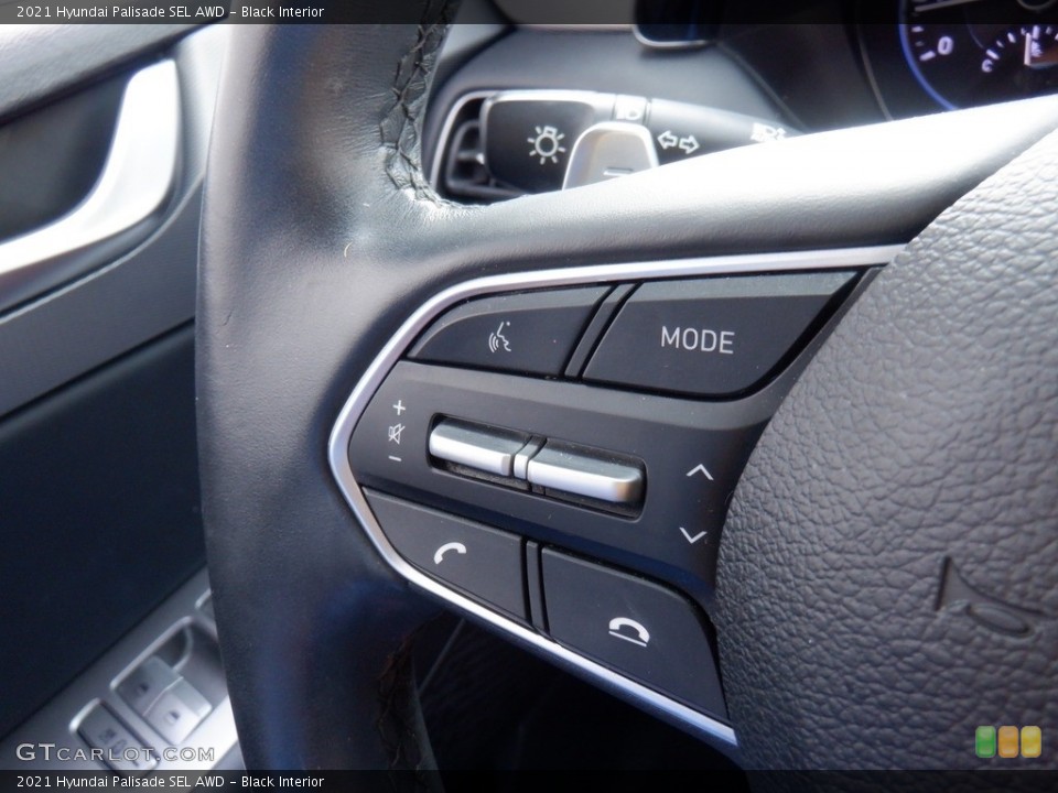 Black Interior Steering Wheel for the 2021 Hyundai Palisade SEL AWD #146548596