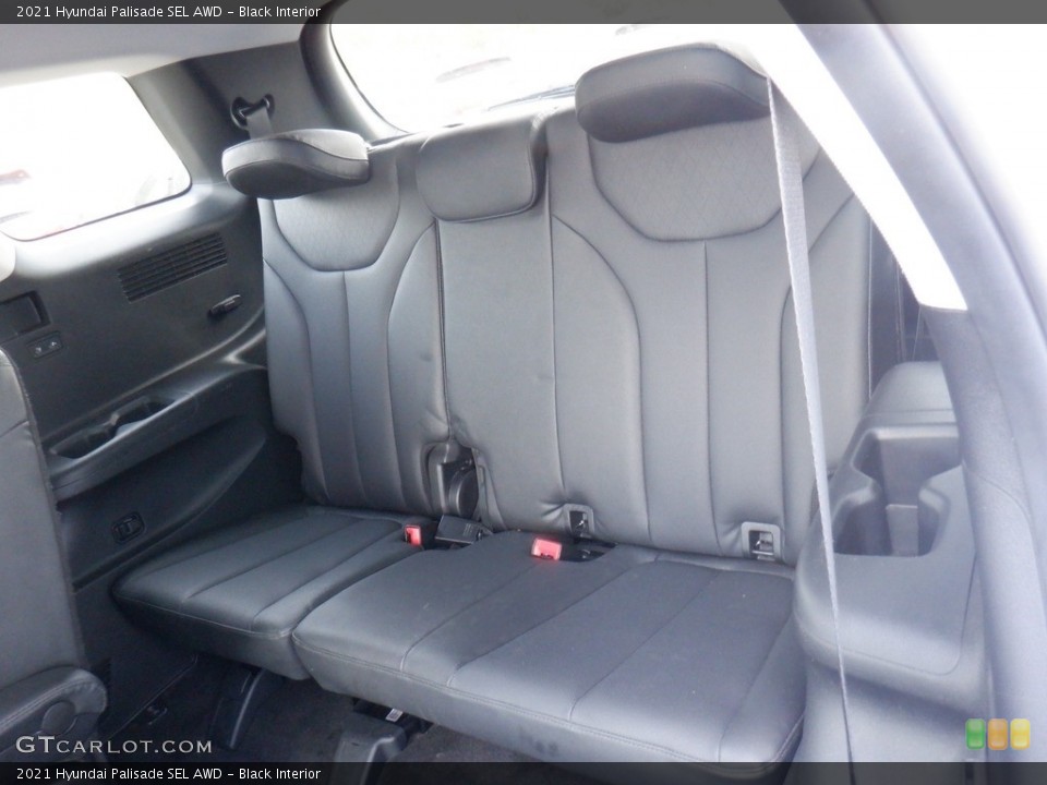 Black Interior Rear Seat for the 2021 Hyundai Palisade SEL AWD #146548692