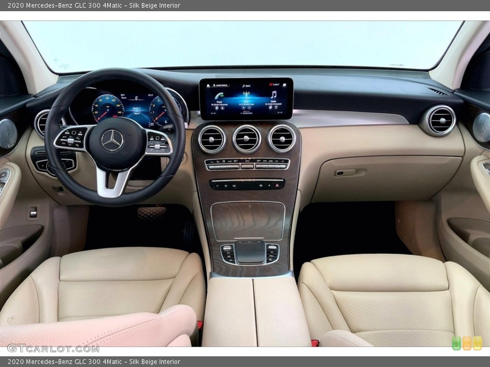Silk Beige Interior Dashboard for the 2020 Mercedes-Benz GLC 300 4Matic #146548902