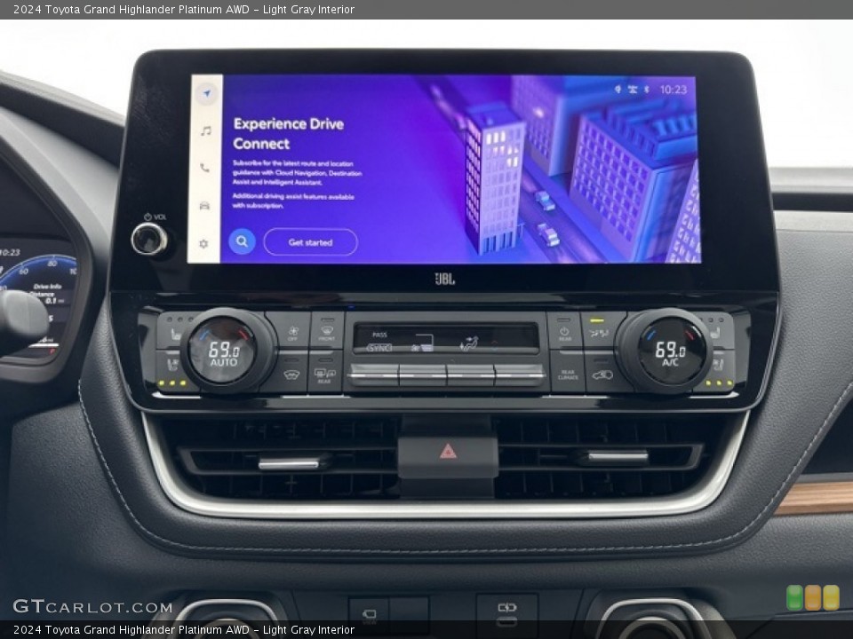 Light Gray Interior Controls for the 2024 Toyota Grand Highlander Platinum AWD #146549259