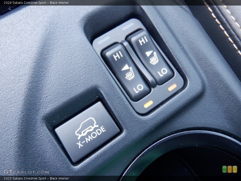Black Interior Controls for the 2023 Subaru Crosstrek Sport #146549337