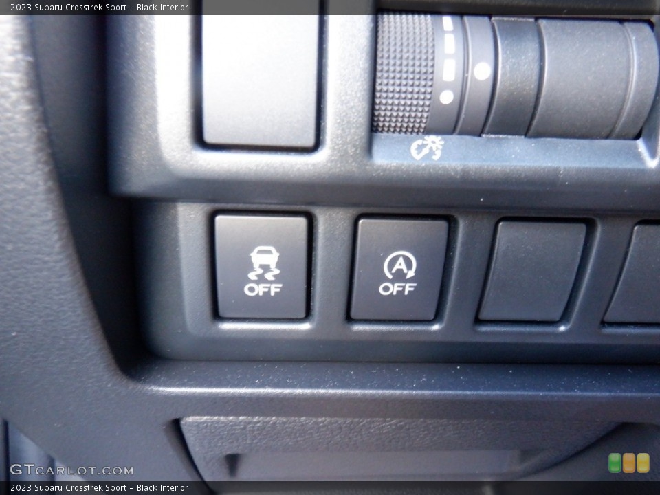 Black Interior Controls for the 2023 Subaru Crosstrek Sport #146549349