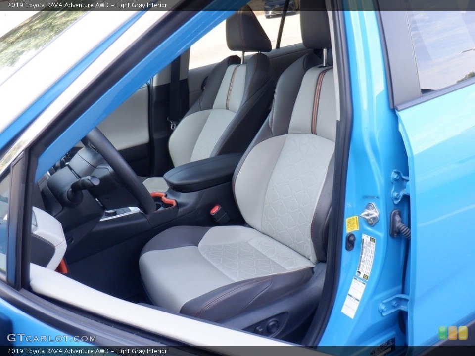 Light Gray Interior Front Seat for the 2019 Toyota RAV4 Adventure AWD #146549664