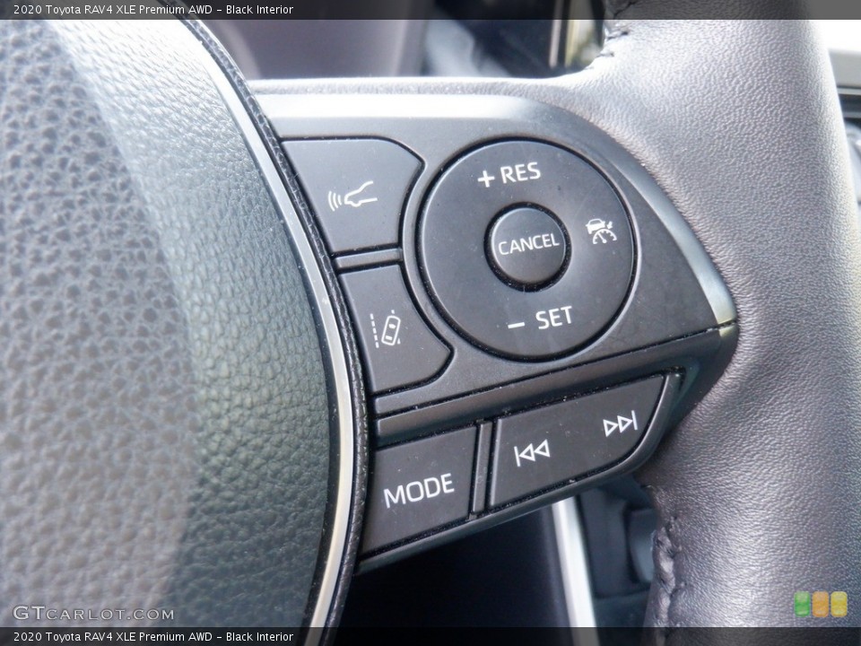 Black Interior Steering Wheel for the 2020 Toyota RAV4 XLE Premium AWD #146549667