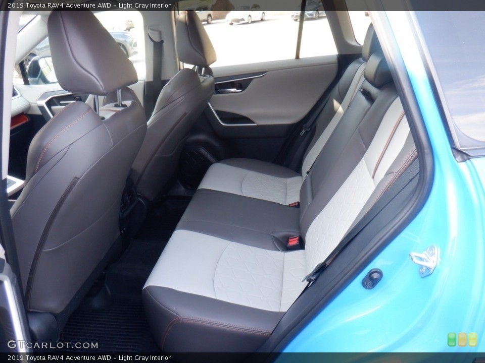 Light Gray Interior Rear Seat for the 2019 Toyota RAV4 Adventure AWD #146549709