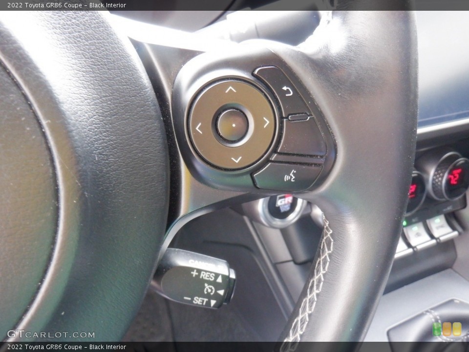 Black Interior Steering Wheel for the 2022 Toyota GR86 Coupe #146550562