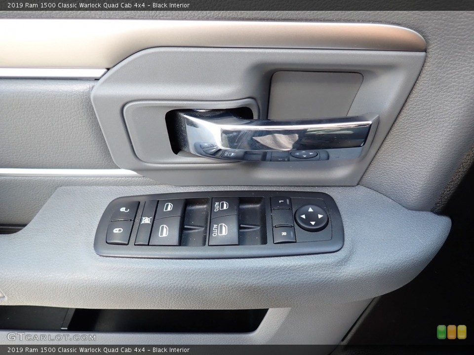 Black Interior Door Panel for the 2019 Ram 1500 Classic Warlock Quad Cab 4x4 #146550595