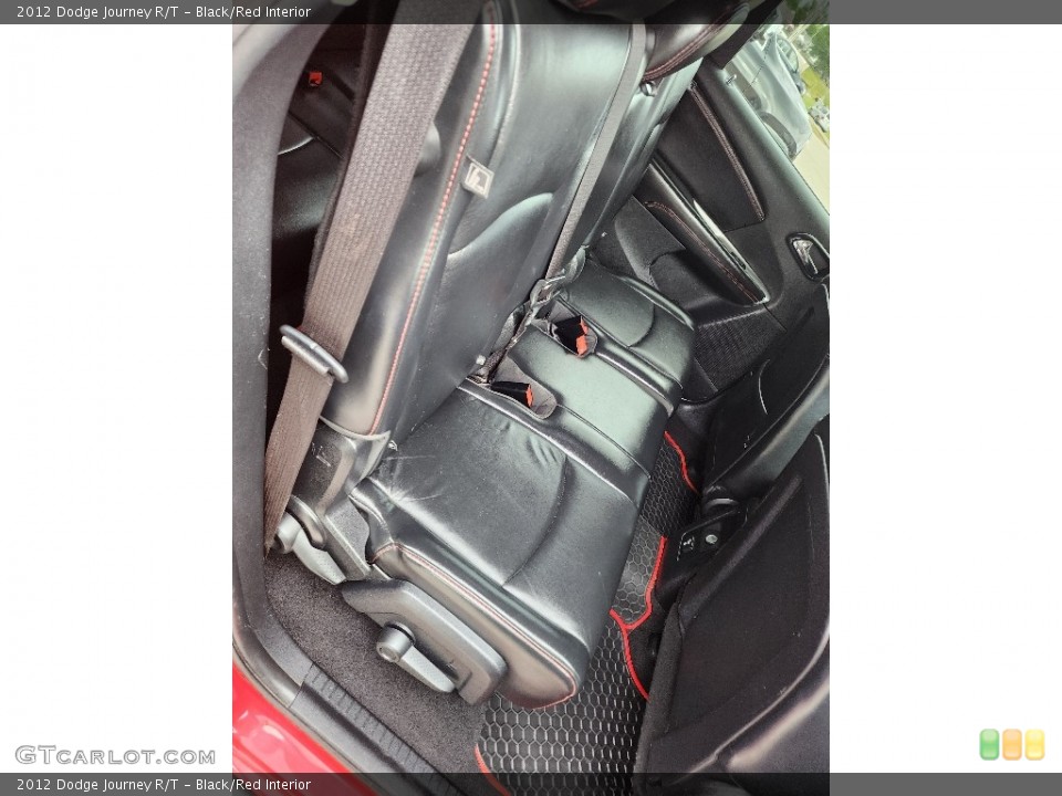 Black/Red Interior Rear Seat for the 2012 Dodge Journey R/T #146550625